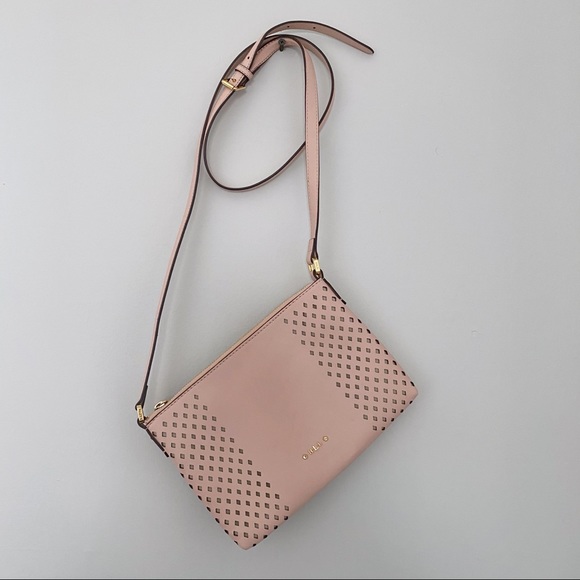 Ralph Lauren Tasmine Perforated Crossbody Bag - Picture 9 of 11
